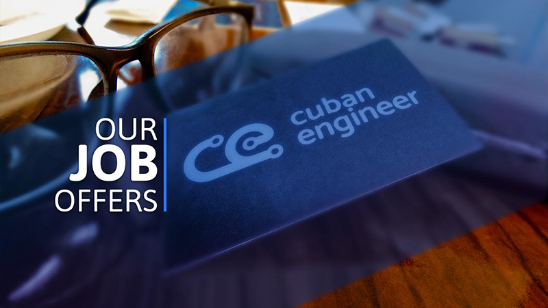 Banner about job offers available at Cuban Engineer.