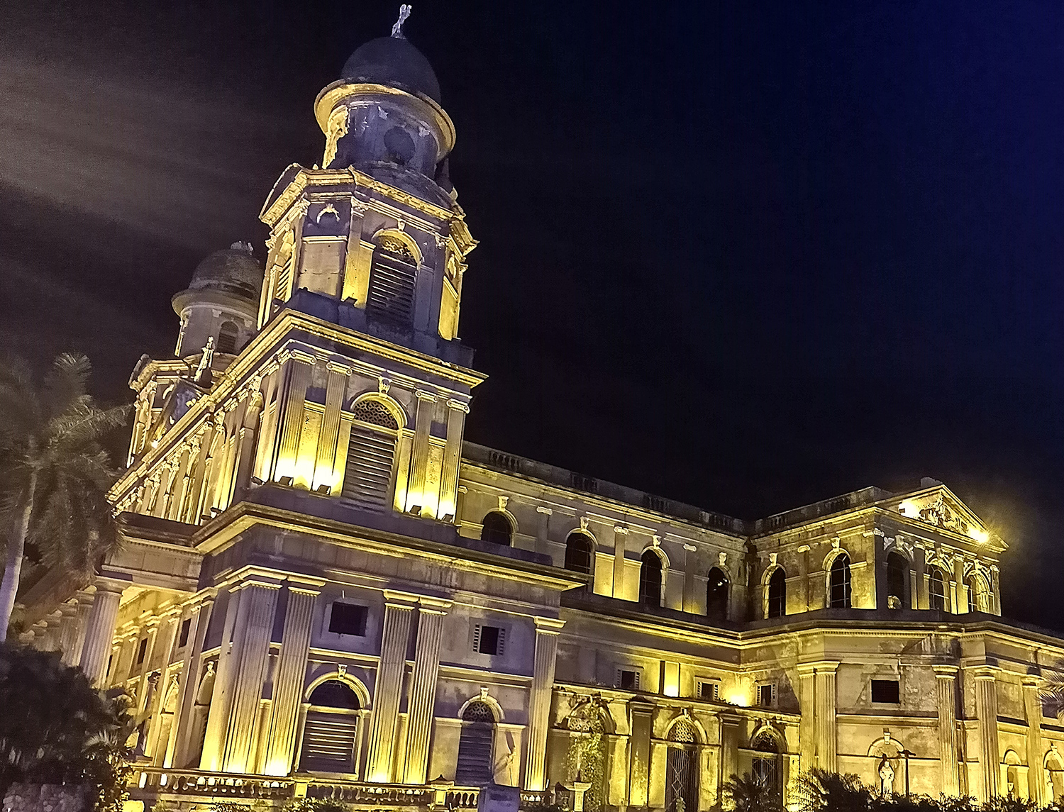 Antigua Catedral de Managua, también conocida como Catedral de Santiago.